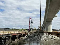 大甲媽遶境必經之路 10億崙子大橋改建獲金安獎拚明年完工